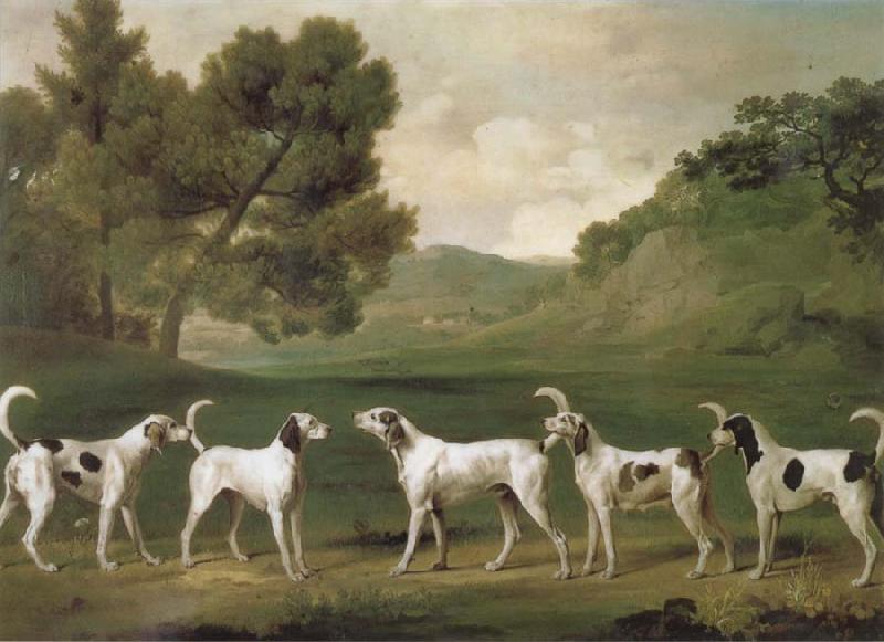 George Stubbs Some Dogs Sweden oil painting art